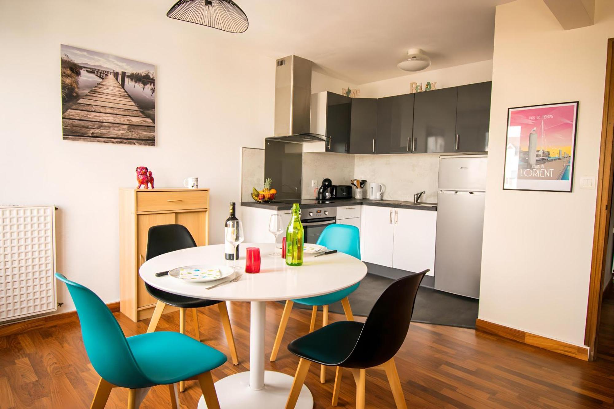 Grand Studio Avec Parking A 10 Minutes Des Plages Lorient Zewnętrze zdjęcie